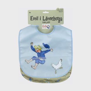 Rätt Start Emil i Lönneberga slabbertje 2-pack Blauw