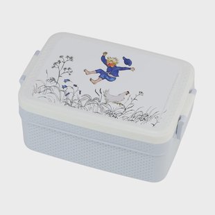 Rätt Start Emil i Lönneberga lunchbox 8x18,5 cm Blauw-wit