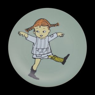 Rätt Start Pippi Cirkus bord Ø20 cm Groen