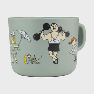 Rätt Start Pippi Cirkus mok 25 cl Groen