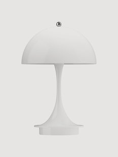 Mobiele dimbare LED-tafellamp Panthella 160, ontwerp Verner Panton