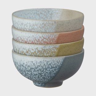 Denby Kiln Accents kom Ø13 cm 4-delig Multi