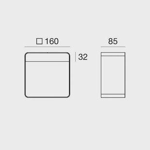 Linea Light Dama LED tafellamp, rood, aluminium, ABS