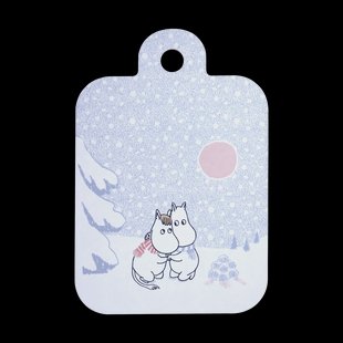 Muurla Moomin snijplank 21x31 cm Let it snow