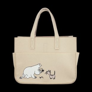 Muurla Moomin pets opbergmand 25x40 cm Beige