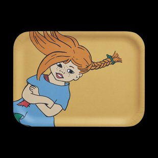 Muurla Pippi dienblad 20x27 cm The Strongest Girl