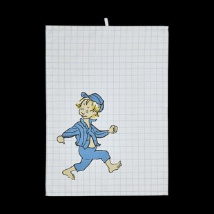 Muurla Emil theedoek 50x70 cm Wit