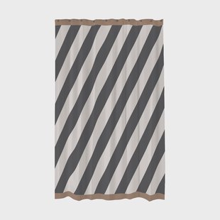 Mette Ditmer Diagonal douchegordijn 150x200 cm Dark grey