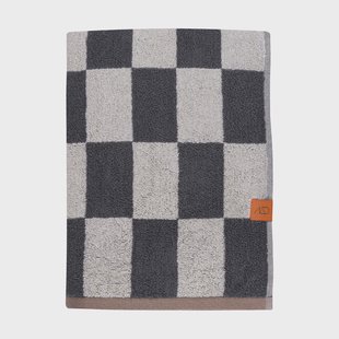 Mette Ditmer Retro handdoek 70x133 cm Dark grey
