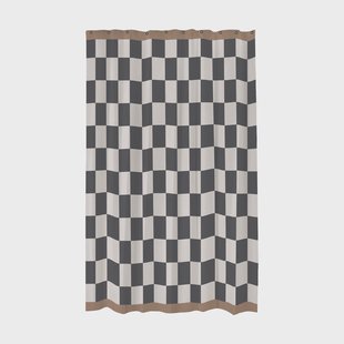Mette Ditmer Retro handdoek 50x90 cm Dark grey