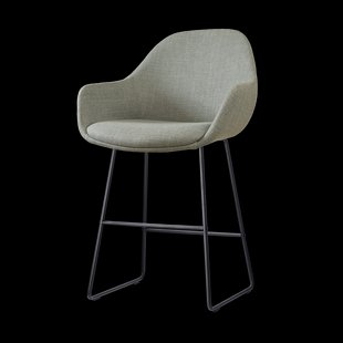 Nino-Mae barkruk groen - zwart onderstel - 65 cm Nino-Mae barkruk groen - zwart onderstel - 65 cm