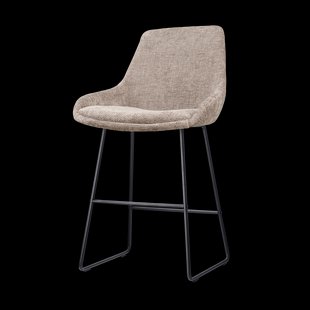 Nino-Isa barkruk bruin - zwart onderstel - 65 cm