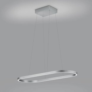 Knapstein LED hanglamp Elin, mat nikkel, gebarenbediening