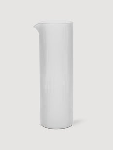 Mondgeblazen karaf Ripple met groefreli&euml;f, 1.1 L