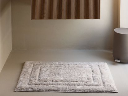 Yumeko Badmat deluxe white sand 60x100 100% biologisch katoen