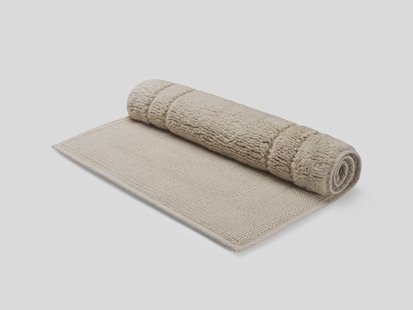 Yumeko Badmat deluxe warm taupe 50x80 100% biologisch katoen