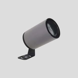 LEDS-C4 Eko buitenspot, grijs, hoogte 15,7 cm, aluminium