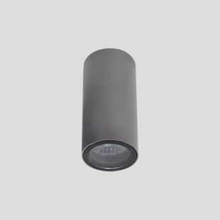 LEDS-C4 Eko buiten plafondlamp, grijs, Ø 6 cm, aluminium
