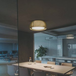 LEDS-C4 LED plafondlamp Gong, groen, 2.700 K, Ø 61,2 cm