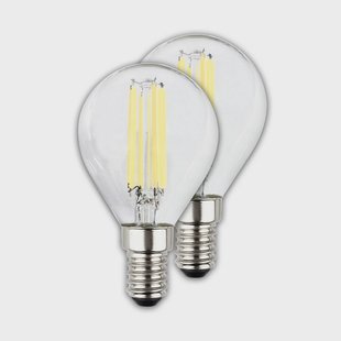 Briloner LED lamp druppel E14 2,5W helder 3000K 525lm EEK A 2er