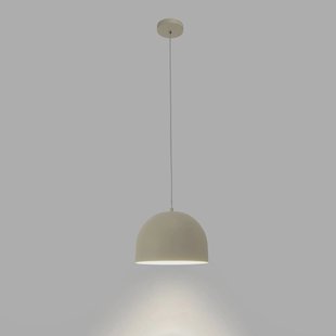 Forlight hanglamp Fres, beige, staal, Ø 30 cm