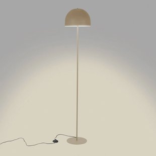 Vloerlamp Forlight Fres, beige, staal, hoogte 160 cm