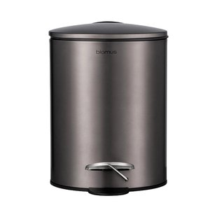 Blomus Tubo Pedaalemmer 3L Burned Metal