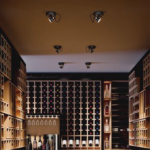 Linea Light LED wandlamp Duck zwart, aluminium, 2700 K, verstelbaar