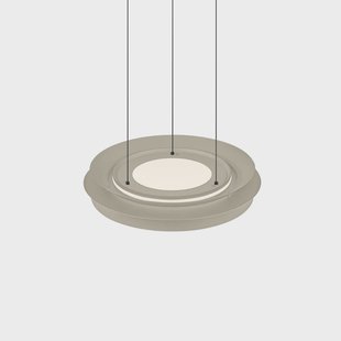 HELL LED hanglamp Lys, zandkleurig, Ø 45cm, CCT, afstandsbediening