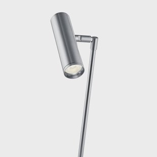HELL Tom Pro LED tafellamp, mat nikkel, hoogte 47 cm, CCT, dimmer