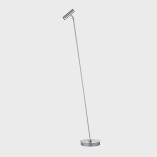 HELL LED vloerlamp Tom Pro, mat nikkel, 1-lamp, CCT, dimmer