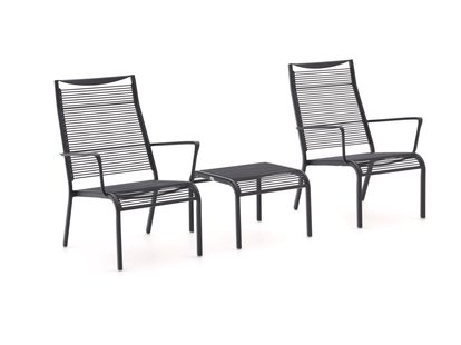 Apple Bee Hawaii lounge balkonset 3-delig stapelbaar - Laagste prijsgarantie!