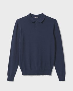 HEMA Herentrui fijngebreid donkerblauw (donkerblauw)