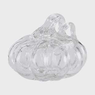 Cooee Design Pumpkin decoratie 8 cm Clear