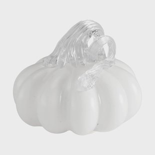 Cooee Design Pumpkin decoratie 8 cm White