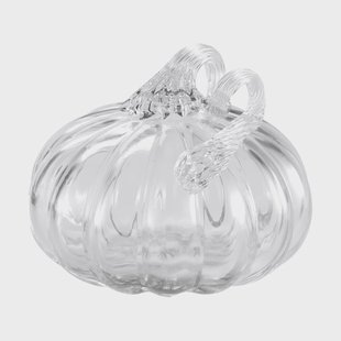 Cooee Design Pumpkin decoratie 10 cm Clear