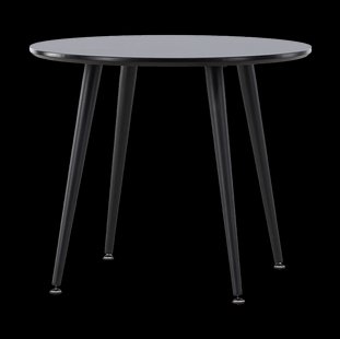 Bruno ronde kindertafel zwart – Ø 60 cm