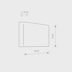 Nowodvorski Lighting Wandlamp Haga, goudkleurig, metaal, 25 cm breed, G9