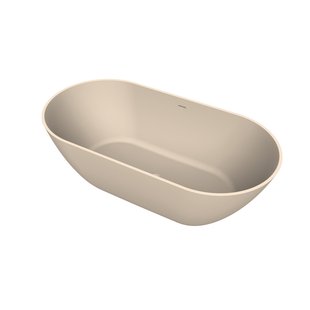 Vrijstaand Ligbad Arcqua Cusco 175x85x55 cm Mat Zand