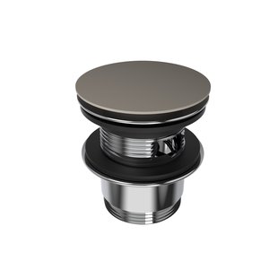 Pop-up Waste Bad Arcqua 1 1/2 Met Overloop Mat Klei