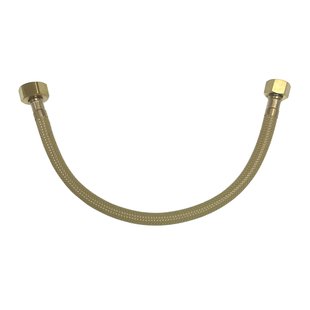 Flexibele Aansluitslang Best Design Nancy 35 cm 1/2 x 3/8 Mat Goud