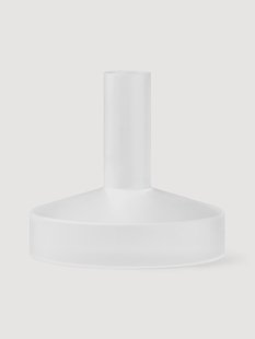 Mondgeblazen decanter Ripple met groefreli&euml;f, 1.1 L