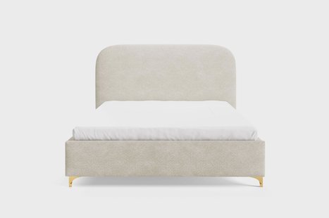 Bedframe Lisar bouclé met opbergruimte 160 x 200 cm | NADUVI Collection