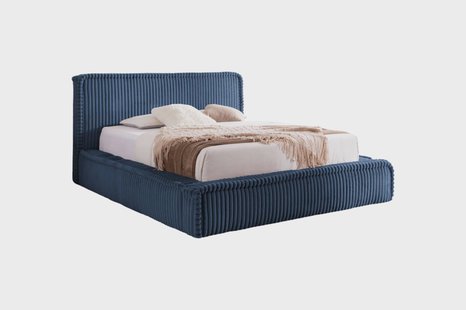 Bedframe Mirras in brede ribstof 180 x 200 cm | NADUVI Collection