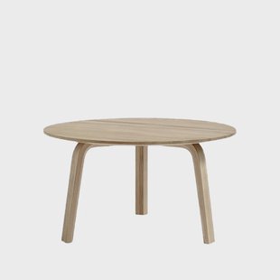 HAY Bella salontafel Lacquered oak, Ø60x32 cm