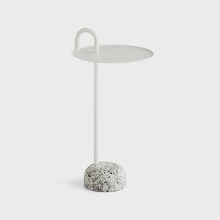 HAY Bowler bijzettafel Cream white-granite
