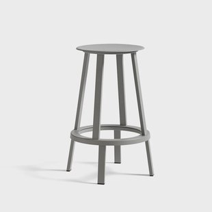 HAY Revolver barkruk Sky grey, low