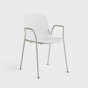 HAY 13Eighty armstoel Chalk white-grey white
