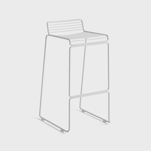 HAY Hee High barkruk 75 cm White