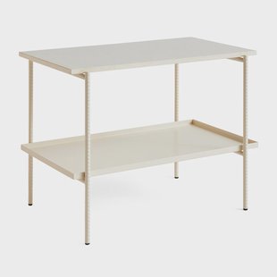 HAY Rebar bijzettafel 75x44x55 cm Beige marble-alabaster